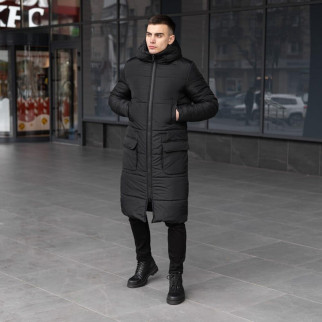 Зимова куртка подвійний утеплювач до -25  чорна  - Інтернет-магазин спільних покупок ToGether