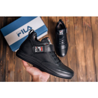  шкіряні зимові ботинки Fila Black - Інтернет-магазин спільних покупок ToGether