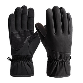  Нейлонові зимові рукавиці з накладкою Touch Screen чорні  - Інтернет-магазин спільних покупок ToGether
