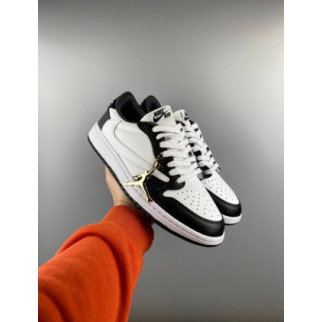 Чоловічі кросівки Nike Air Jordan 1 Low x Travis Scott black white - Інтернет-магазин спільних покупок ToGether
