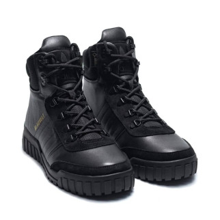  зимові черевики Adidas  Leather  чорні  - Інтернет-магазин спільних покупок ToGether