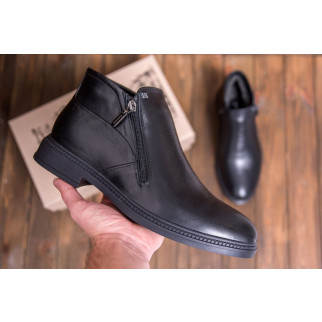 зимові шкіряні черевики Van Kristi чорні  - Інтернет-магазин спільних покупок ToGether