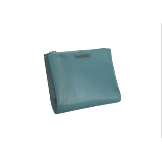 Жіночий компактний шкіряний гаманець "Ojos" блакитний - Інтернет-магазин спільних покупок ToGether