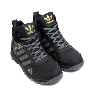  шкіряні зимові ботинки Adidas чорні - Інтернет-магазин спільних покупок ToGether