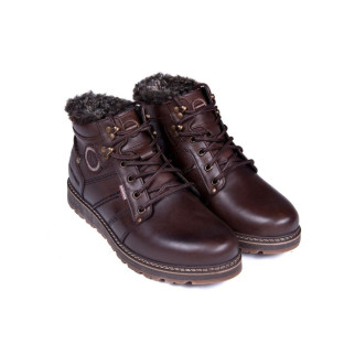 зимові шкіряні черевики Kristan коричневі - Інтернет-магазин спільних покупок ToGether
