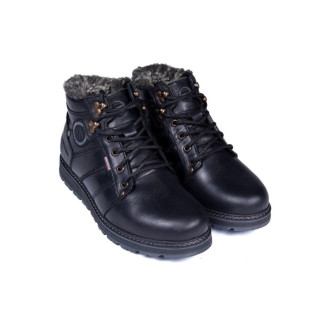  зимові шкіряні черевики Kristan (чорні) - Інтернет-магазин спільних покупок ToGether