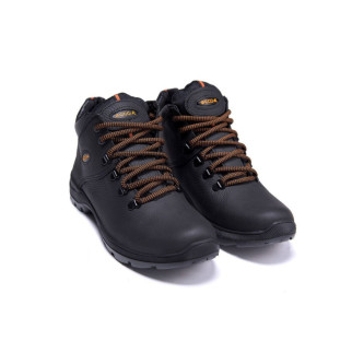 Зимові шкіряні ботинки Ecco (чорні) - Інтернет-магазин спільних покупок ToGether