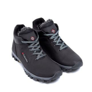 зимові шкіряні ботинки Columbia колір чорний, сірий - Інтернет-магазин спільних покупок ToGether