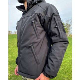 Тактична зимова куртка SoftShell Omni-Heat до -25 чорна - Інтернет-магазин спільних покупок ToGether