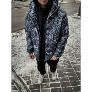 Комбинированая мужская теплая куртка. 7-353 - Інтернет-магазин спільних покупок ToGether