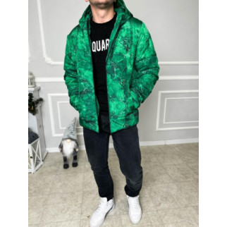 Мужская зеленая теплая куртка.7-370 - Інтернет-магазин спільних покупок ToGether