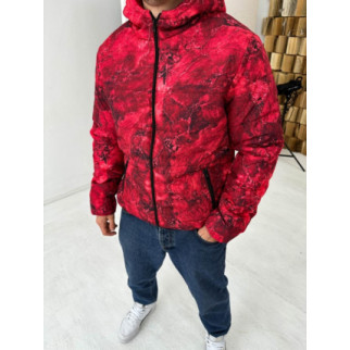 Мужская красная теплая куртка.7-365 - Інтернет-магазин спільних покупок ToGether