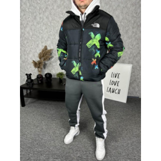 Комбинированая теплая мужская куртка.7-453 - Інтернет-магазин спільних покупок ToGether
