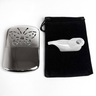 Каталітична грілка багаторазова кишенькова портативна сріблястий колір  - Інтернет-магазин спільних покупок ToGether