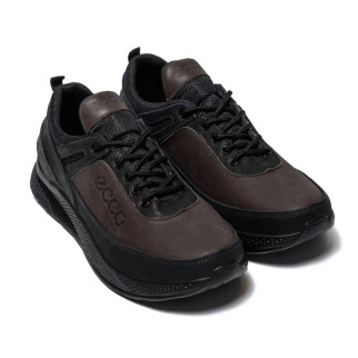 Чоловічі шкіряні кросівки Ecco колір коричневий, чорний - Інтернет-магазин спільних покупок ToGether