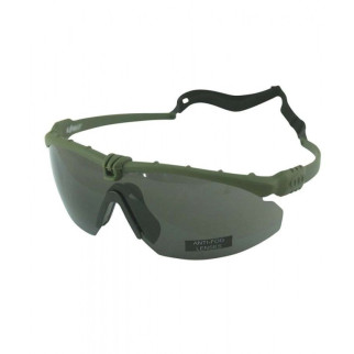 Тактичні окуляри Kombat UK олива колір лінзи - димчастий - Інтернет-магазин спільних покупок ToGether