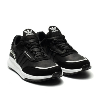 Кросівки шкіряні  Adidas колір чорний, білий - Інтернет-магазин спільних покупок ToGether