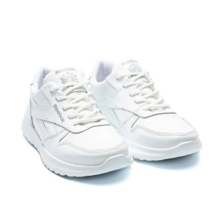 Демісезонні підліткові шкіряні кросівки Reebok білі  - Інтернет-магазин спільних покупок ToGether