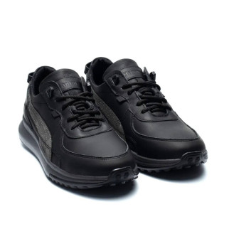 Демісезонні шкіряні кросівки Hamma чорні - Інтернет-магазин спільних покупок ToGether