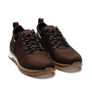 Демісезонні шкіряні кросівки Hamma коричневі  - Інтернет-магазин спільних покупок ToGether