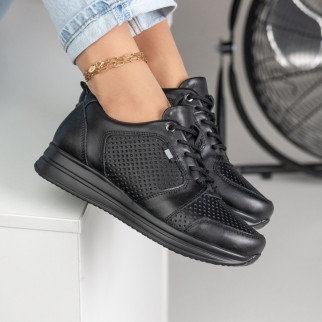 Кросівки жіночі чорні перфоровані - Інтернет-магазин спільних покупок ToGether