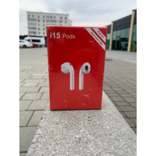 Бездротові навушники AirPods i15 Pods +Touch +Pop Up білі - Інтернет-магазин спільних покупок ToGether