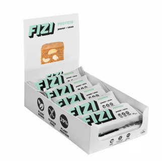 FIZI Protein Bar - 10х45g Peanut-Сacao батончики с арахисом-какао - Інтернет-магазин спільних покупок ToGether