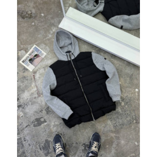 Куртка демісезонна весна/осінь Infinity чорна сірий меланж RD295 - Інтернет-магазин спільних покупок ToGether