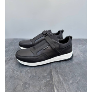 Шкіряні демісезонні кросівки на липучці Limiton чорні  - Інтернет-магазин спільних покупок ToGether