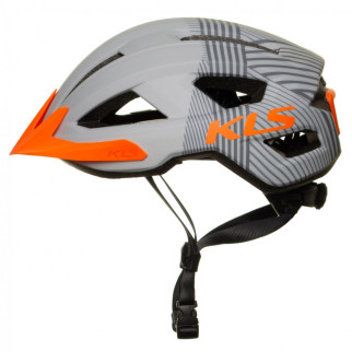 Шолом велосипедний KLS Daze M/L 55-58 Сірий з оранжевим 8585019399137 - Інтернет-магазин спільних покупок ToGether