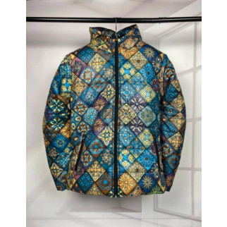 Куртка демисезонная разноцветная яркий принт 7-359 - Інтернет-магазин спільних покупок ToGether