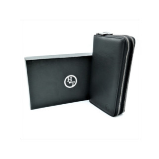 Чоловічий шкіряний клатч-гаманець 20,5 х 12 х 4,5 см Чорний wtro-213F - Інтернет-магазин спільних покупок ToGether