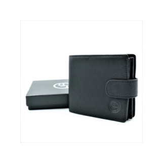 Чоловічий шкіряний гаманець 11 х 10 х 2,5 см Чорний wtro-408 - Інтернет-магазин спільних покупок ToGether