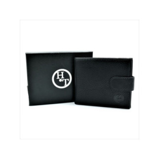 Чоловічий шкіряний гаманець 11 х 10 х 2 см Чорний wtro-208V - Інтернет-магазин спільних покупок ToGether