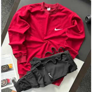 Костюм Nike Світшот червоний + штани чорні  - Інтернет-магазин спільних покупок ToGether