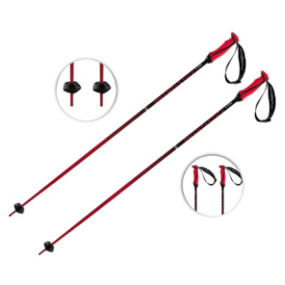Палиці гірськолижні Volkl Phantastick Ski Poles (16 mm) 110 Red-Black (169809-110) - Інтернет-магазин спільних покупок ToGether