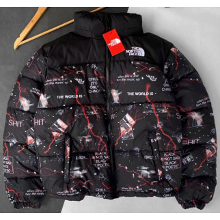 Куртка зимняя в стиле The North Face надписи и принт - Інтернет-магазин спільних покупок ToGether