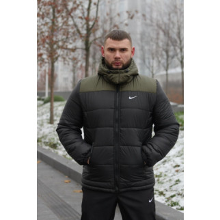 Зимова куртка Європейка хакі-чорна - Інтернет-магазин спільних покупок ToGether