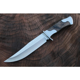 Мисливський ніж з чохлом, рукоятка коричнева - Інтернет-магазин спільних покупок ToGether