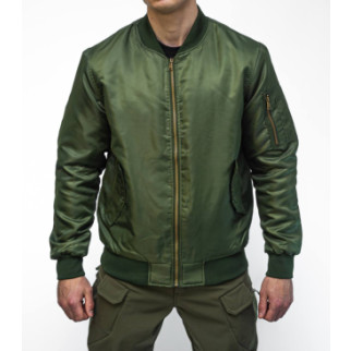 Куртка бомбер МА-1  зелений 1134 - Інтернет-магазин спільних покупок ToGether