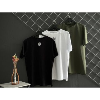 Комплект із трьох футболок з гербом (чорна, біла, хакі) - Інтернет-магазин спільних покупок ToGether