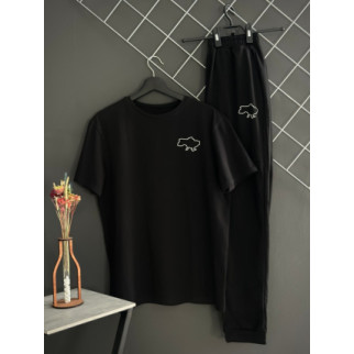 Штани чорні карта (двонитка) + футболка чорна карта - Інтернет-магазин спільних покупок ToGether