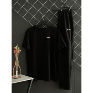 Штани чорні Nike (двонитка) + футболка чорна Nike - Інтернет-магазин спільних покупок ToGether