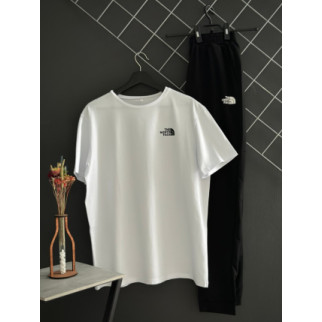 Штани чорні TNF (двонитка) + футболка біла TNF - Інтернет-магазин спільних покупок ToGether