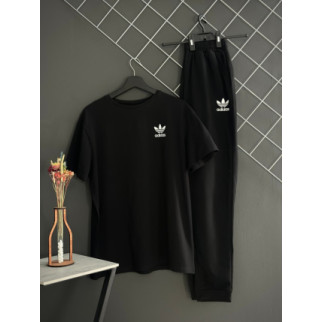 Штани чорні Adidas (двонитка) + футболка чорна Adidas - Інтернет-магазин спільних покупок ToGether