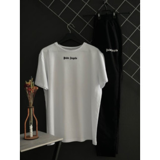 Штани чорні Palm Angels (двонитка) + футболка біла Palm Angels - Інтернет-магазин спільних покупок ToGether