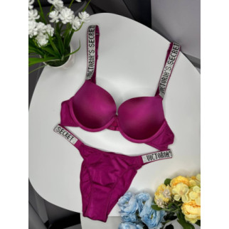 Комплект женский Victoria’s Secret Rhinestone Violet kk051 - Інтернет-магазин спільних покупок ToGether