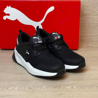 кросівки Puma літні сітка колір чорний/ білий  - Інтернет-магазин спільних покупок ToGether