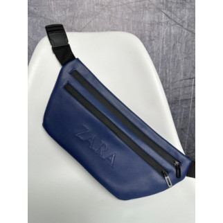 Бананка-сумка з шкірозамінника синя Zara - Інтернет-магазин спільних покупок ToGether