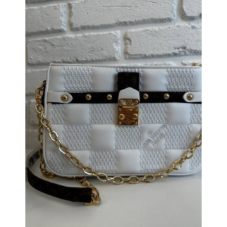 Жіноча сумка Louis Vuitton 25*16*8 біла - Інтернет-магазин спільних покупок ToGether